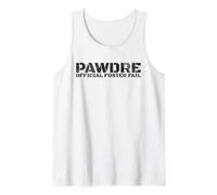 PAWDRE Official Foster Fail Rescue Dog Dad Camiseta sin Mangas