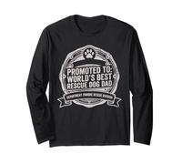 PAWDRE Promoted to World'S Best Rescue Dog Dad Manga Larga