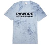 PAWDRE Senior Dog Dad Rescue Pet Lover, Dad of Old Dog Comfort Colors Adult Heavyweight T-Shirt