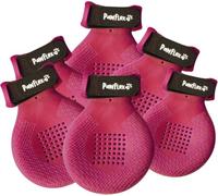 PawFlex Las botas Gripsterz para perro proporcionan una protección elástica, transpirable y antideslizante para pavimentos calientes, nieve, hielo y lluvia. Ajuste duradero y seguro, fácil de poner