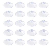 Pawfly 20 Pack De Ventosas Transparentes De Plástico Pvc De 2 cm Sin Ganchos Para Decoración Y Organización Del Hogar