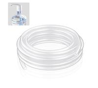 Pawfly 3 m Tubo Silicona Alimenticio, 9.5 mm ID x 12.7 mm OD, Manguera Alta Temperatura para Cerveza Casera y Vino, Tubo Flexible Transparente, Manguera para Aire y Acuarios