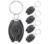 Pawfly 5 Pack Linterna Llavero Led Mini Llavero Led 14 Lumen Portátil Ultra Brillante Batería Llavero Antorcha Para Iluminación De Emergencia Al Aire Libre