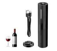 Pawfly Abrebotellas Eléctrico Recargable con Cortafoil Descorchador Automático Carga USB C Sacacorchos con Luz LED para Hogar Bar Restaurante Fiesta Boda