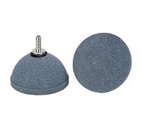 Pawfly Acuario 6 cm Pan Piedra de Aire Difusor de Burbujas Herramienta de Liberación para Bombas de Aire Peceras Cubos Pequeños Estanques y Embalses DWC, 2 Pack