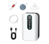 Pawfly Bomba de Aire para Acuario, Bomba de Oxígeno Recargable a Batería para Cubeta de Pecera de 19-76 L, Aireador Portátil & Ajustable de Cebo Vivo para Pesca al Aire Libre y Transporte de Peces