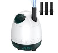 Pawfly Bomba Sumergible para Agua de 3400 L/H y 60 W. Pequeña Bomba Portátil para Acuarios con una Altura de Elevación de 3,05 m, Fuente Silenciosa con 3 Boquillas y Cable de Alimentación de 1,74 m