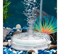 Pawfly Filtro de Acuario Grande Silencioso para Camarones y Peces Pequeños - Biológico Con Espuma y Bolas, Sumergible para Tanques de 75-150 L