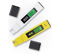Pawfly Juego de medidor de pH y TDS, medidor digital de agua potable, medidor de ppm de agua, medidor de valor de pH, medidor de TDS, medidor de temperatura EC, comprobador de calidad del agua para
