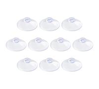 Pawfly Paquete De 10 Ventosas Transparentes De Plástico Pvc De 2 cm Sin Ganchos Para Decoración Y Organización Del Hogar