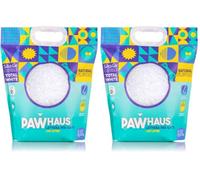 PawHaus - Arena de Cristales de silicio para Gatos, antiestática y Segura, Libre de Polvo, ultraabsorbente, retiene los olores, 3,8 l (Paquete de 2)
