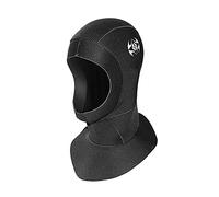 PAWHITS Pasamontañas de neopreno térmico con capucha de 3 mm, gorra con ventilación de flujo, impermeable, para buceo, natación, surf, Snorkeling, para unisex adultos Grande Negro
