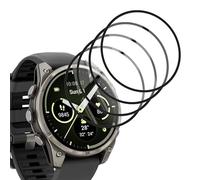 PawHoly 4 protectores de pantalla de cristal transparente HD para Garmin Fenix 8 Pro de 47 mm, antiburbujas, protector de pantalla para Garmin Fenix 8 Pro 47 mm, cristal protector de pantalla
