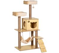 PawHut Árbol para Gatos Amarillo