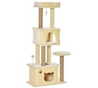 PawHut Árbol rascador para gatos Pawhut color Beige