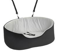 PawHut Asiento de Coche para Perros Pequeños y Medianos de hasta 15 kg con Funda Extraíble y Lavable Base Antideslizante Negro Aosom España