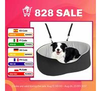 PawHut Asiento de Coche para Perros Pequeños y Medianos, hasta 15 kg
