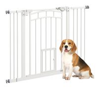PawHut Barrera de Seguridad Blanco