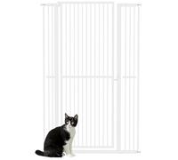 PawHut Barrera de Seguridad Blanco