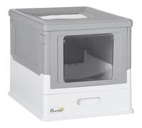 PawHut Caja de Arena Gris