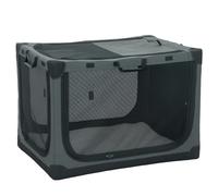PawHut Caja para perros plegable Caja de transporte con cojín funda desmontable lavable de tejido Oxford para perros hasta 38kg 90x64x64 cm Verde militar Aosom España