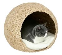 PawHut Cama para gatos con cojín suave, 45x41x37cm, Marrón