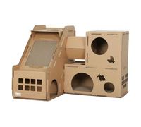 PawHut Rascador para Gatos Marrón