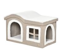 Casa plegable para gatos color Beige