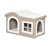 Casa plegable para gatos color Beige