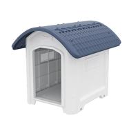 PawHut Caseta para Perro de Exterior con Suelo Elevado y Techo Impermeable, 60x71x63 cm, Gris Aosom España