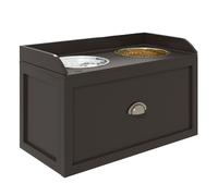 PawHut Comedero para Perros Café Oscuro