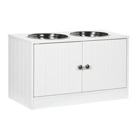 PawHut Comedero para Perros Blanco