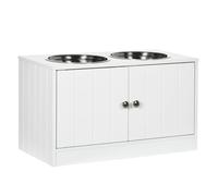 PawHut Comedero para Perros Blanco