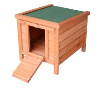 PawHut Conejera Madera de Exterior Jaula para Conejo Cobaya Casa para Animal Pequeno 51x42x43cm