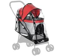 PawHut Cubierta impermeable carrito/buggy con entrada delantera/trasera