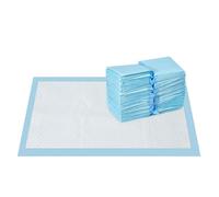 PawHut Empapadores para Perros 100 Unidad 45x30 cm Resguardos para Perros Diseño de 6 Capas con Superficie de Secado Rápido a Prueba de Fugas Azul