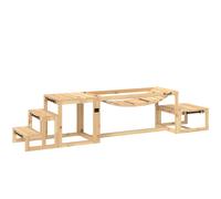 PawHut Equipos de entrenamiento de agilidad para perros kit de equipamiento de agilidad para perros 3 piezas en madera maciza Aosom España