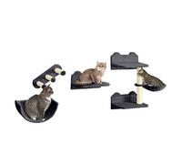 PawHut Estantes para Gatos Gris Oscuro