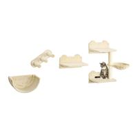 PawHut Estantes para Gatos Beige