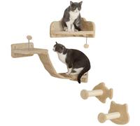 PawHut Estantes para Gatos Beige