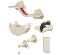 PawHut Estantes para Gatos Beige