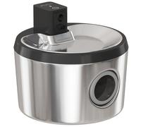 PawHut Fuente para gatos 4 L inalámbrica acero inoxidable con sensor de movimiento 12 filtros sistema de doble filtrado LED Plateado