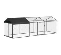 PawHut Gallinero para Exterior Negro
