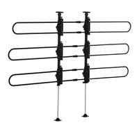 PawHut hondenrek voor Auto, verstelbare hondenverdeler, universeel hondenrek voor kofferbak, autoscheidingswand, kofferbakrek, Staal, 89-150 x 76-124 cm