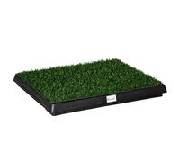 PawHut Inodoro de Bandeja Perro Césped de Entrenamiento Lavable 51x63x6cm
