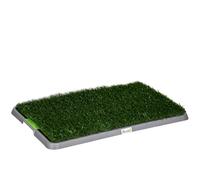 PawHut Inodoro para Perros con Césped Sintético, Repuesto y Bandeja Inferior para Interior y Exterior, 67x41x3.5 cm Aosom España