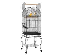 PawHut Jaula de Pájaros Negro