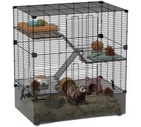 PawHut Jaula para Animales Negro