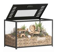PawHut Jaula para hámster Sirio Enano, jerbo 80 x 45 x 50,5 cm Negro