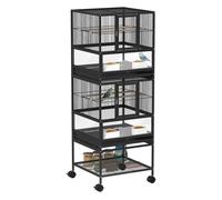 PawHut Jaula para Pájaros Negro